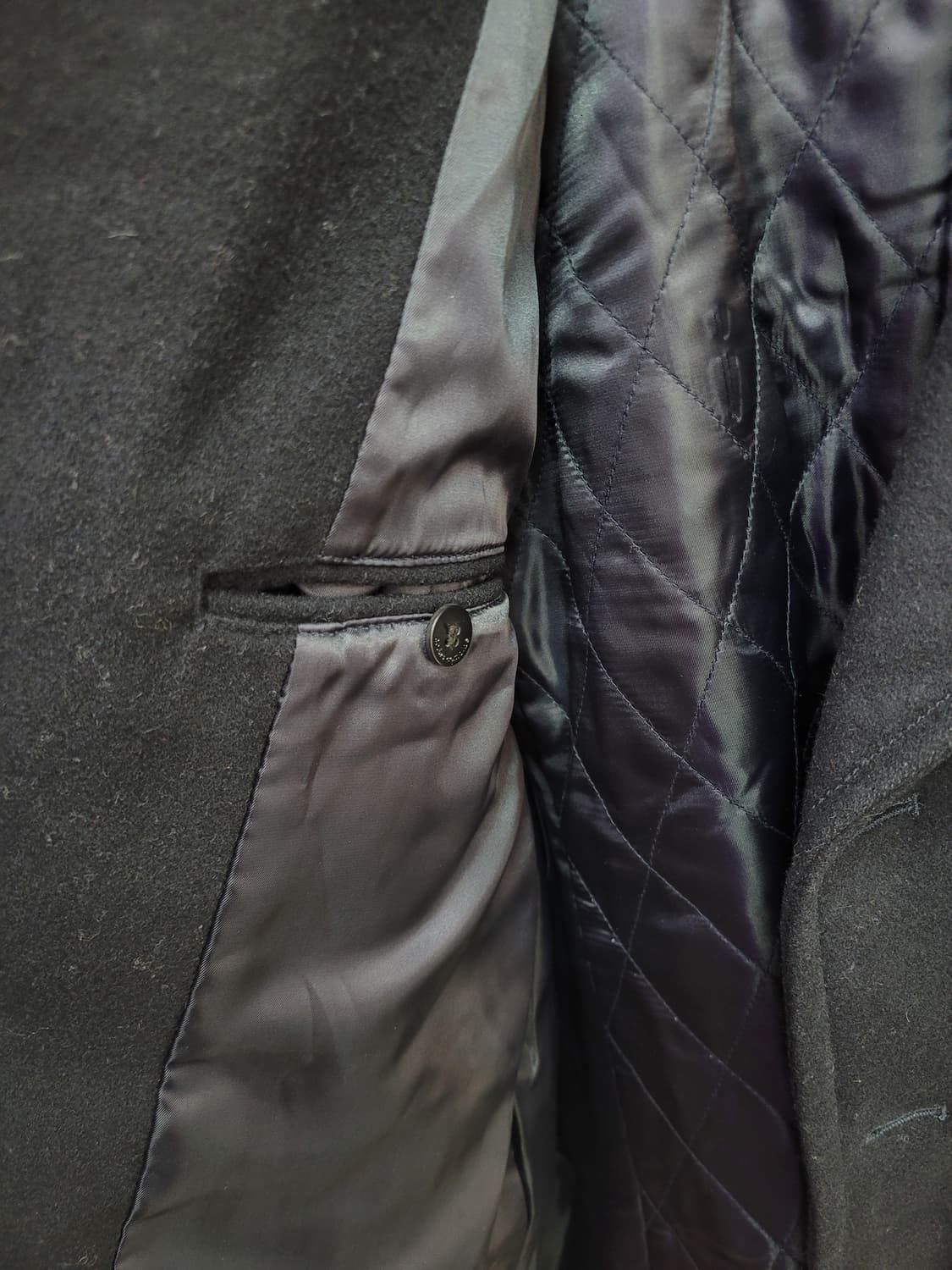 코데즈컴바인 진네이비 더블 코트 상품이미지4