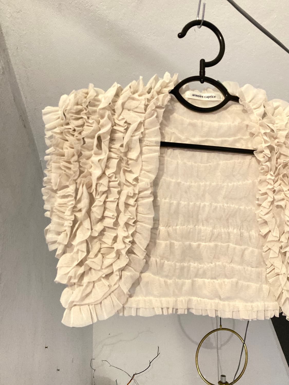 오글뽀글 베이지 탑 상품이미지2