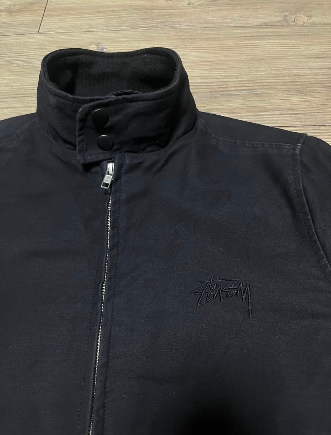 스투시 안감 체크 코튼 봄버 자켓 상품이미지4