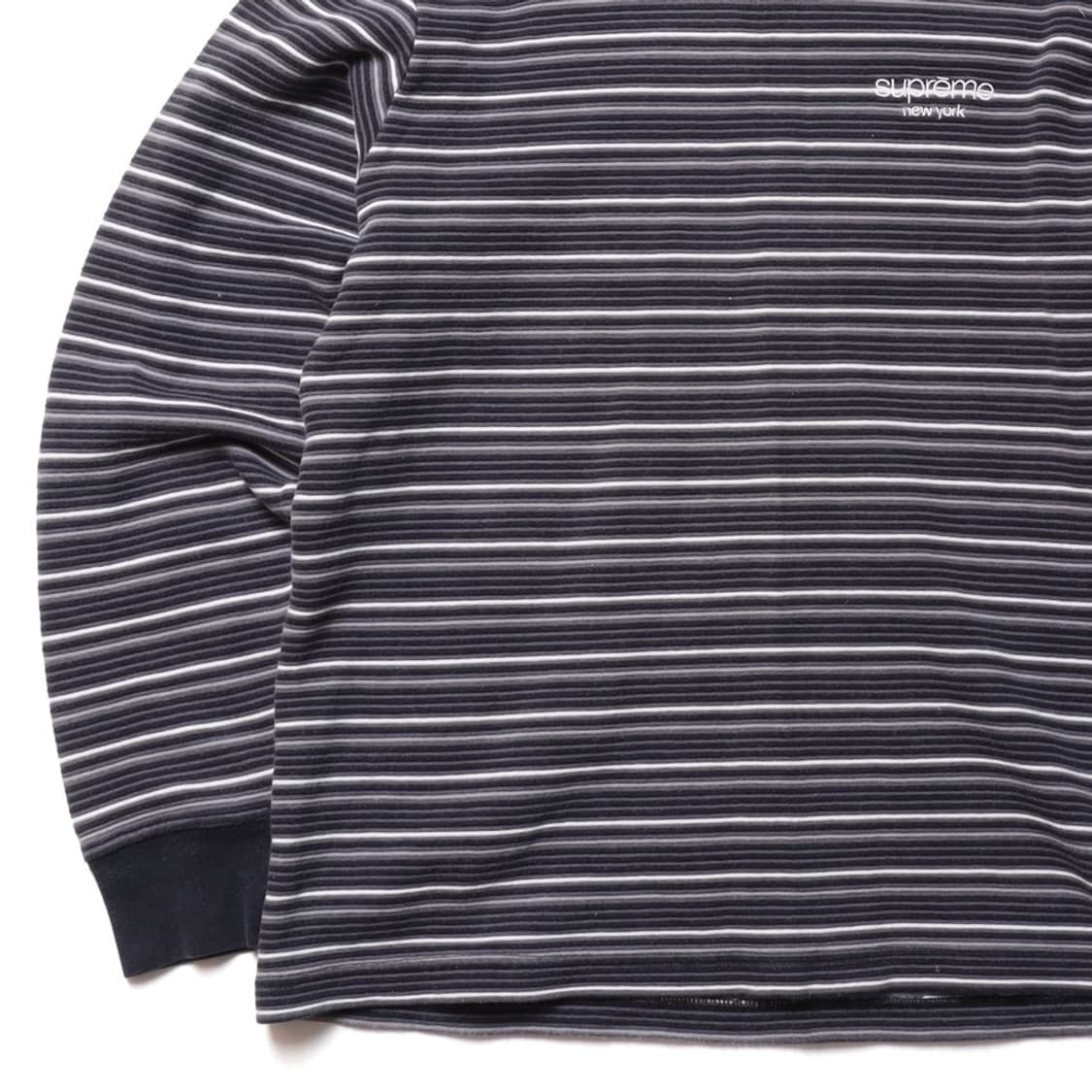 슈프림 Supreme Logo Stripe Long Sleeve  상품이미지3