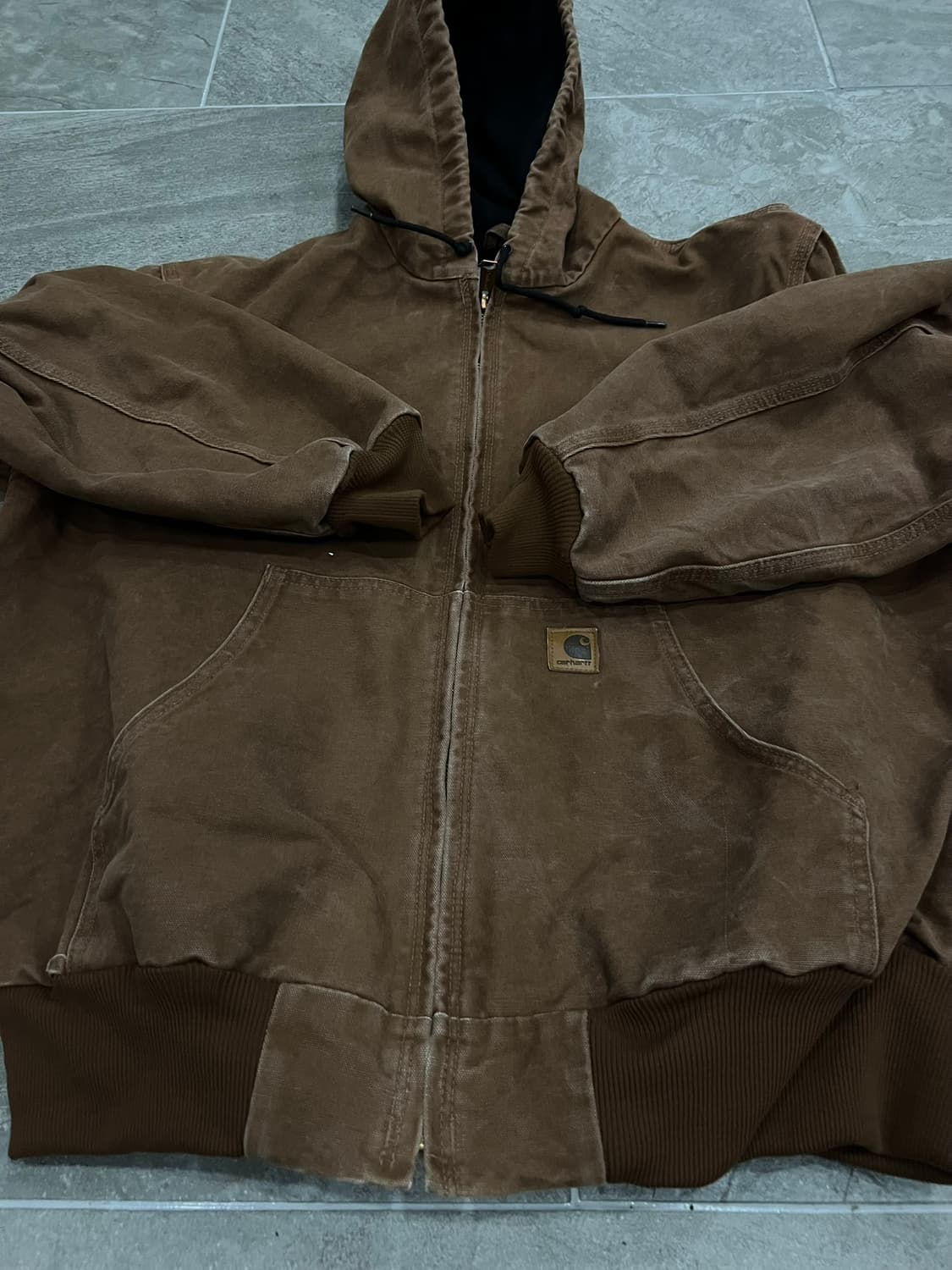 (L) 칼하트 후드 덕 액티브 자켓 J160 BRN 칼하트브라운 상품이미지6