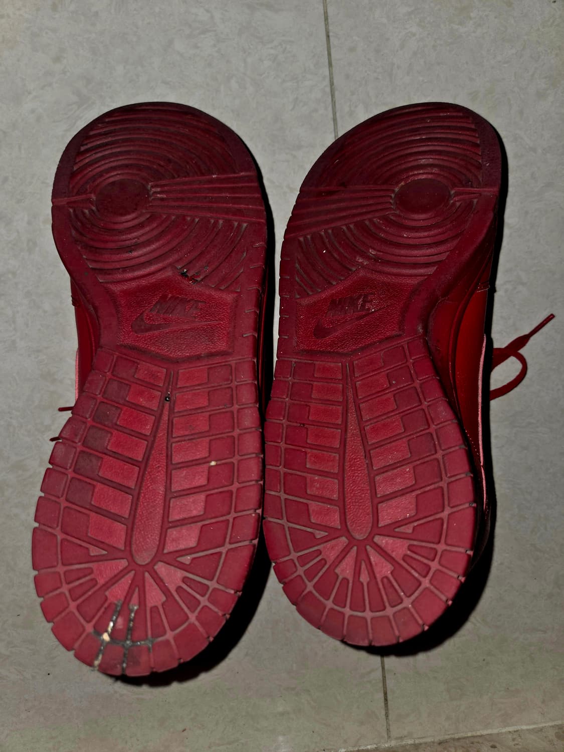 Nike BIG NIKE HIGH 짐레드 덩크 SNEAKER 285 상품이미지4