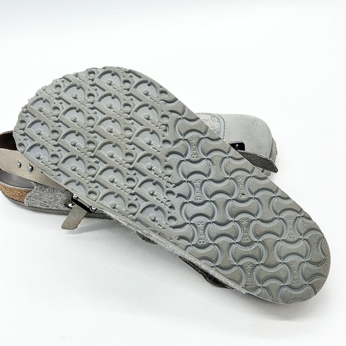  디올 x 버켄스탁 토키오 뮬 펠트 울 누벅 카프스킨 그레이 (43)  상품이미지3