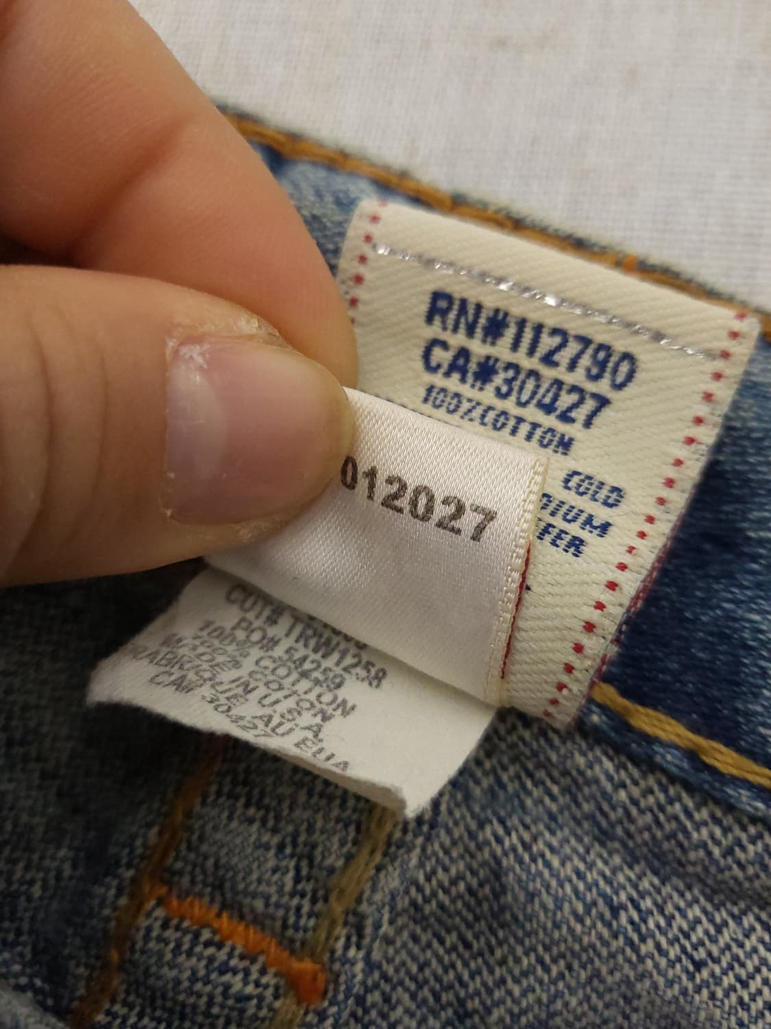 트루릴리젼 부츠컷 데님 청바지 26 상품이미지7