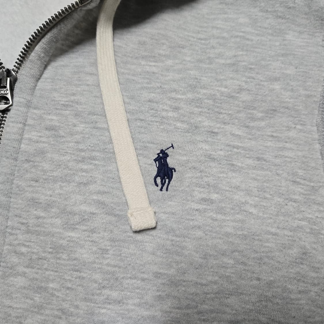 M 폴로랄프로렌 써멀 후드집업 그레이 상품이미지2