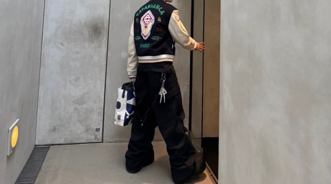 [M] 카사블랑카 테니스클럽 셰닐 패치워크 바시티 상품이미지1