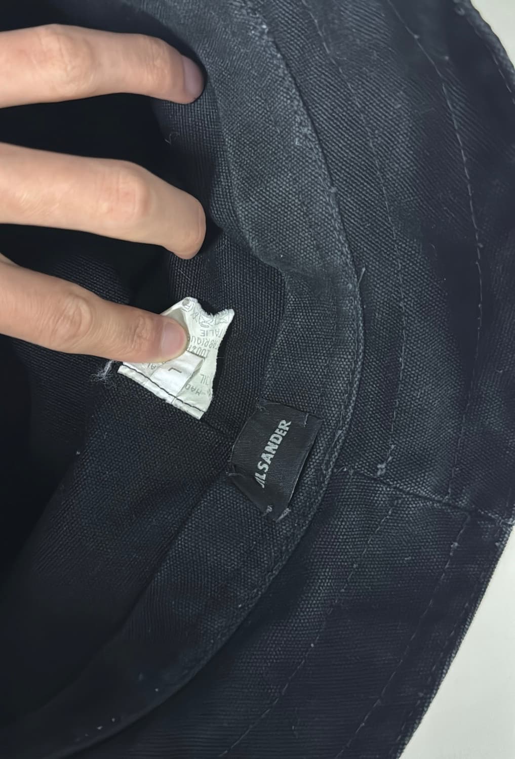 90s 질샌더 스티치 나일론 버킷햇 상품이미지5