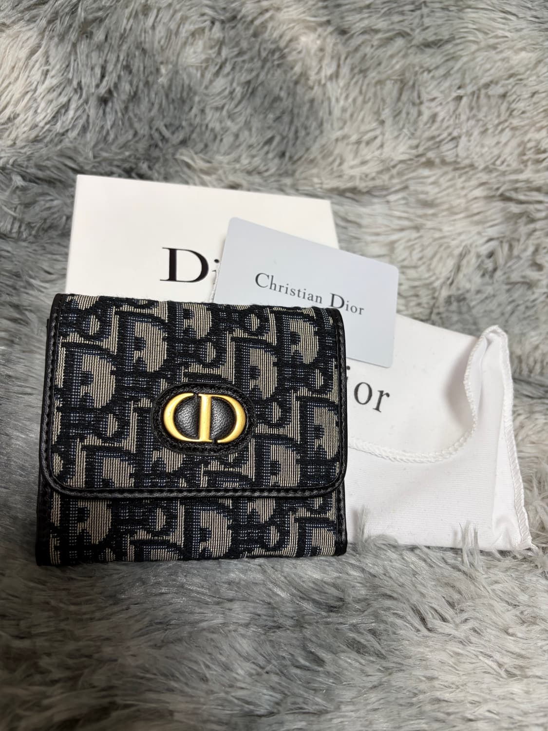 (새상품급) 디올 오블리크 몽테인30 지갑 반지갑 상품이미지2