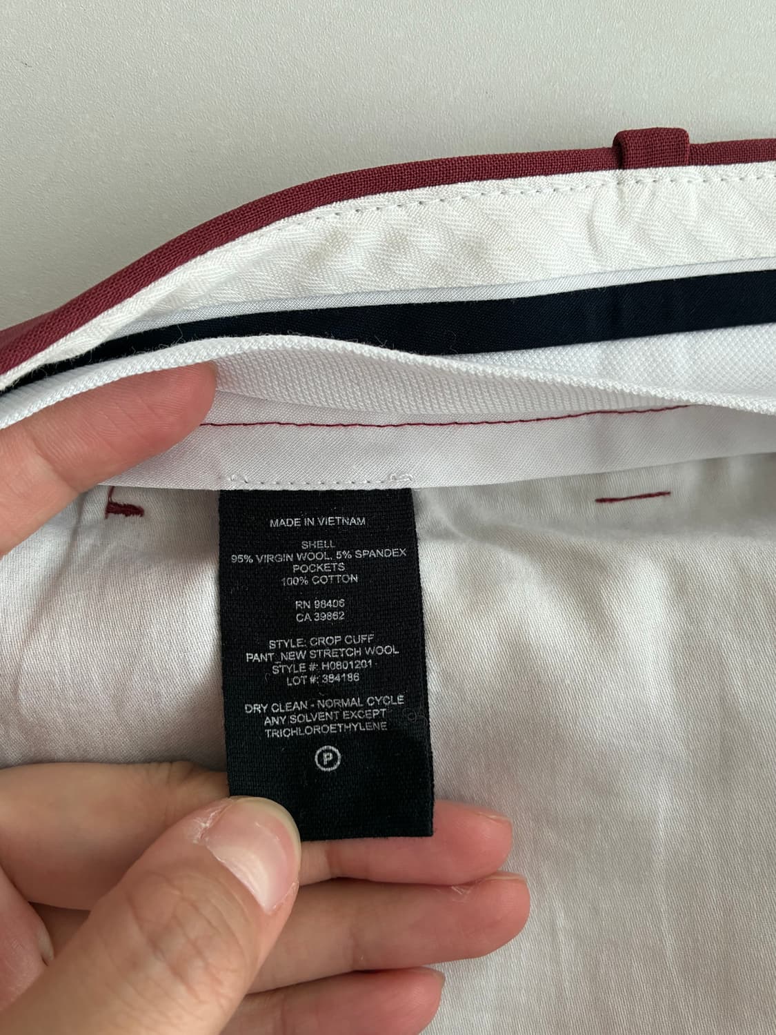 8) 띠어리 Theory 롤업 슬랙스 와인 상품이미지5