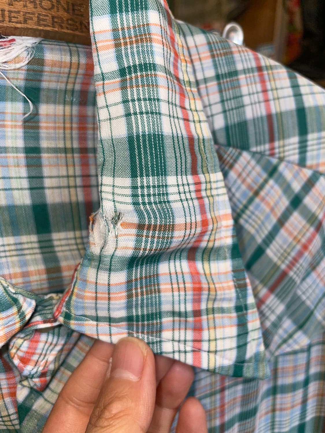 1970’s Levi’s Western Check Shirt 상품이미지3
