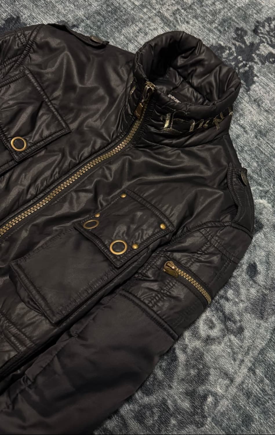 Emporio armani y2k biker jacket 상품이미지3