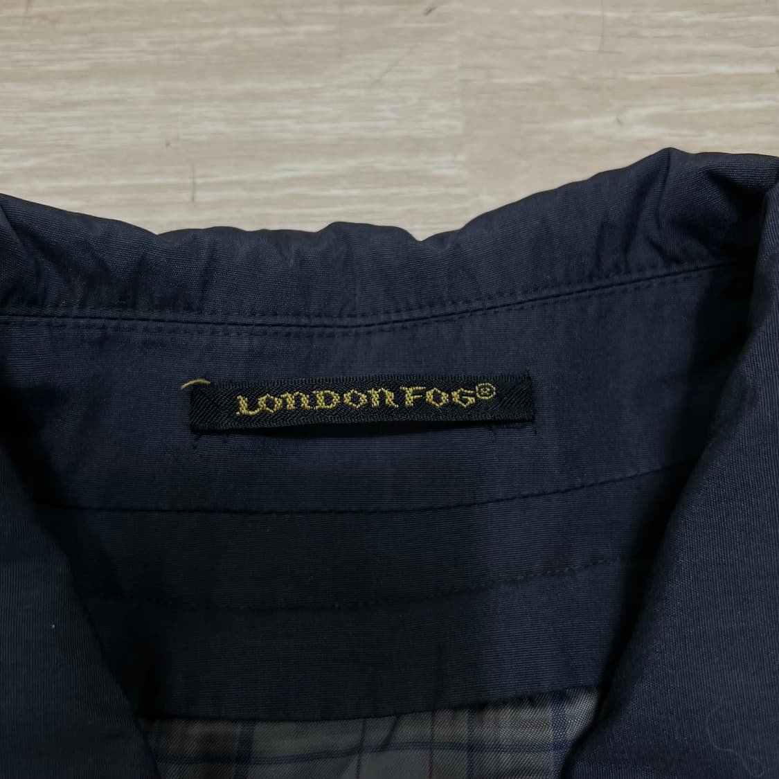 런던포그 안감 내피 벨티드 싱글 트렌치 맥코트 [다크 네이비] 57 상품이미지4