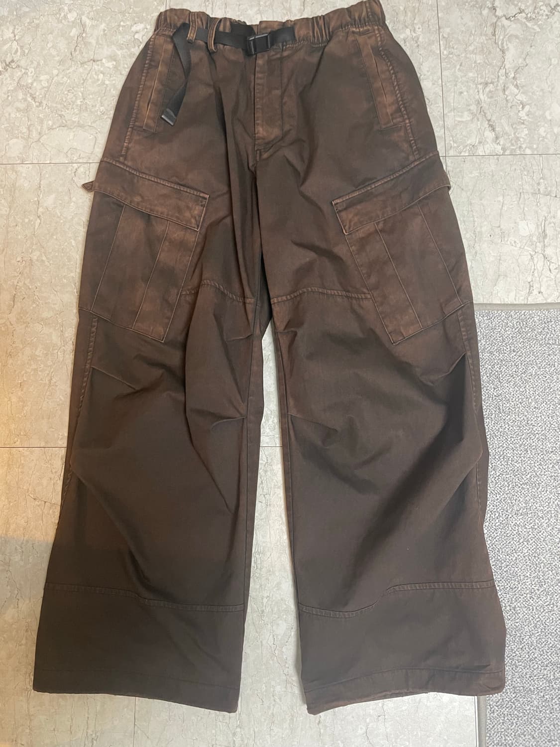 해칭룸  Mil Pants CPN Washed Black 상품이미지3