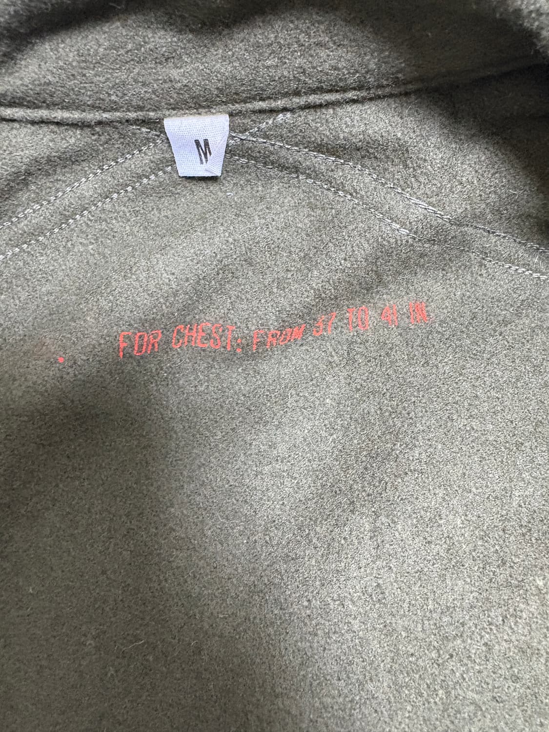 50‘s 미군 울 셔츠 자켓 100-105 상품이미지4