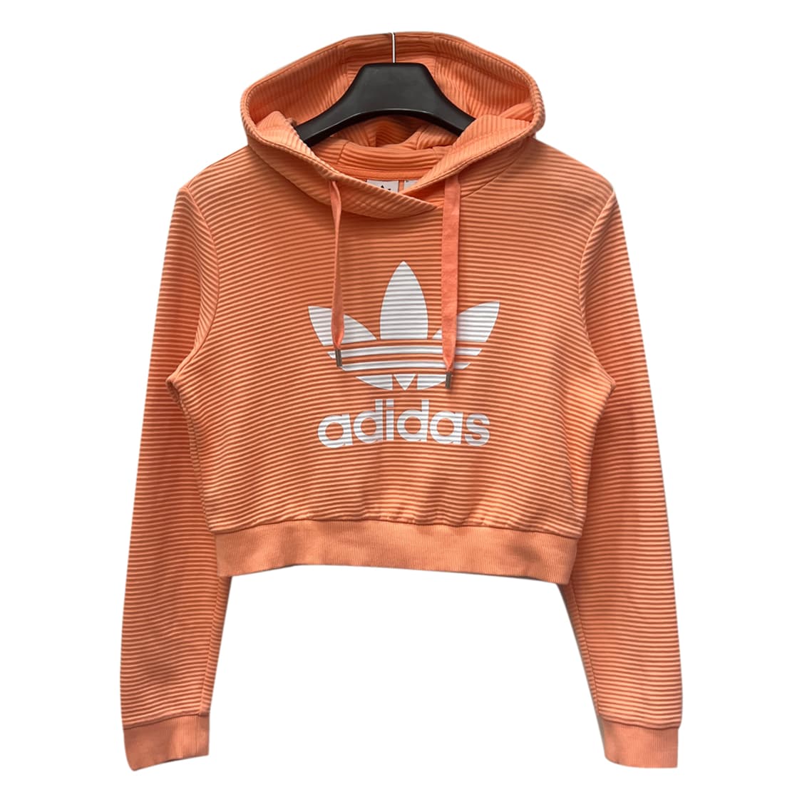 아디다스 트레포일 크롭 후드티 S 상품이미지1