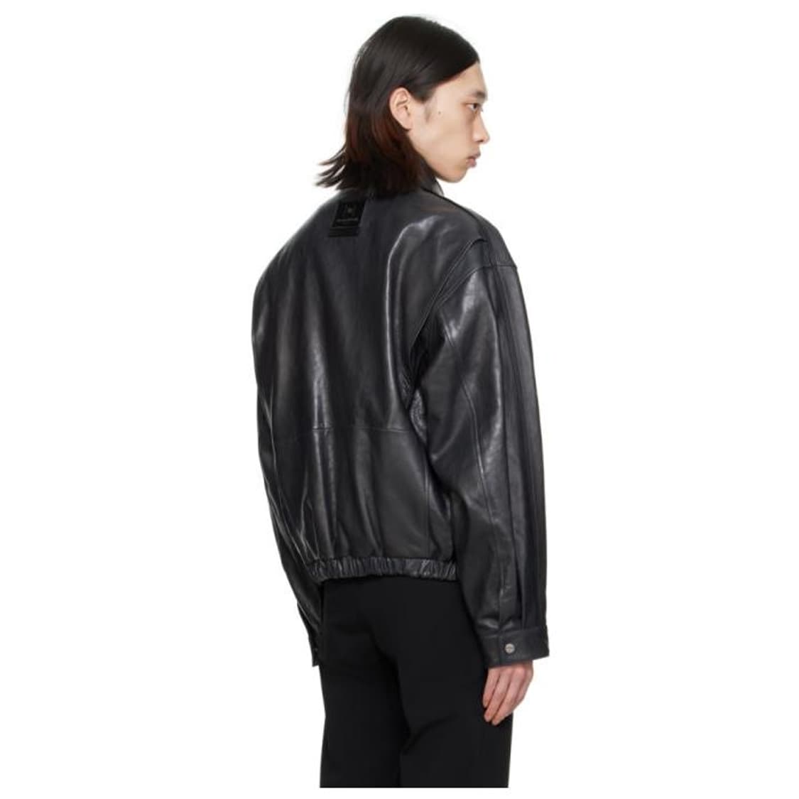 24SS Wooyoungmi 우영미 블랙 가죽 자켓 상품이미지9
