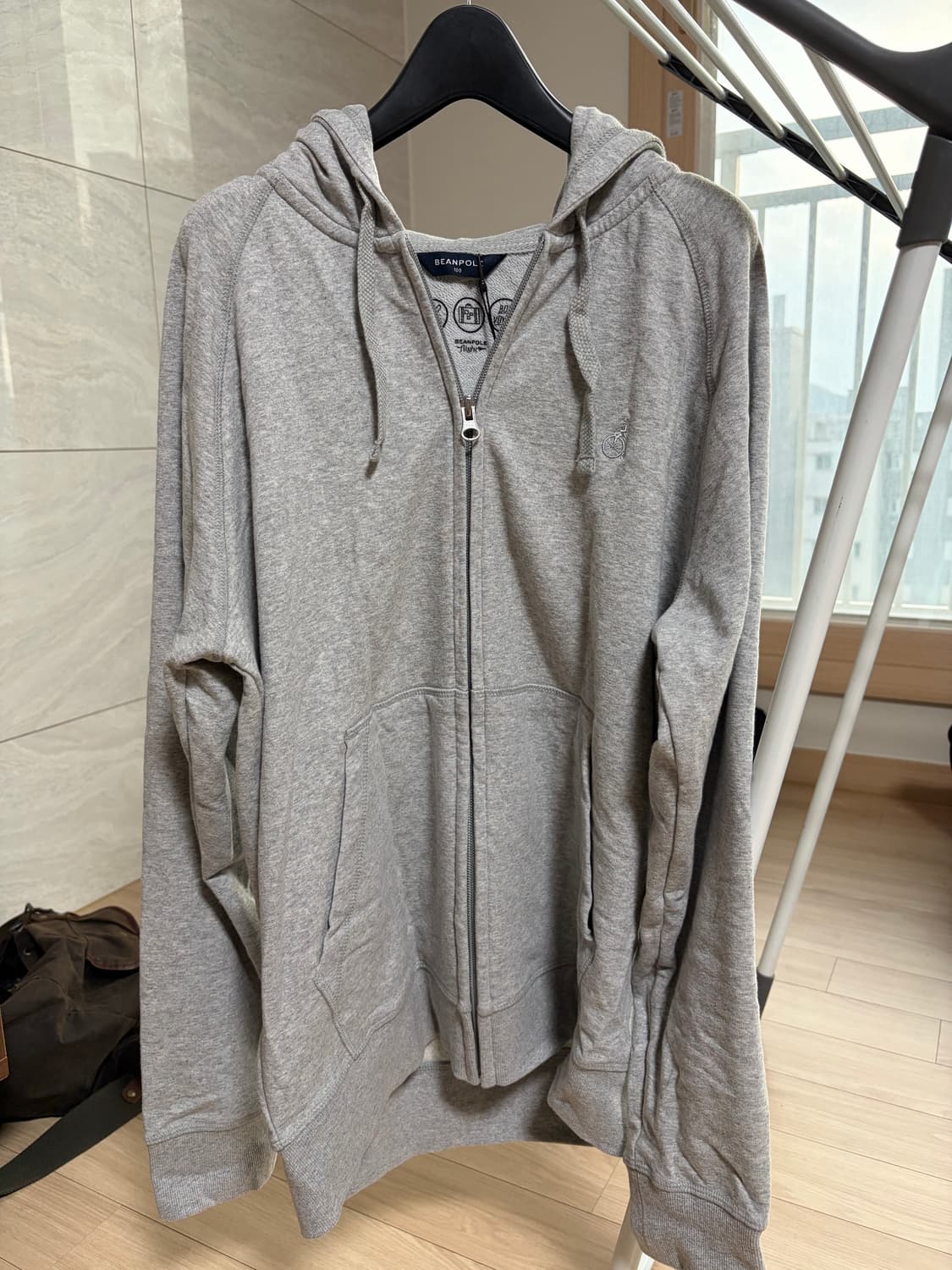 (새상품/택포) 빈폴 트래블 라인 경량 후드 집업 100  상품이미지1