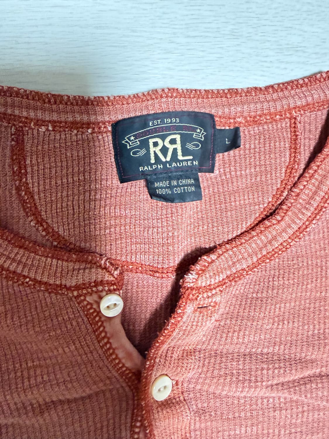 rrl 더블알엘 헨리넥 L 상품이미지3