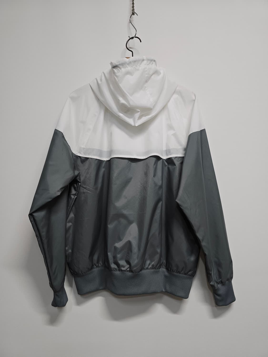 나이키 우븐 윈드러너 후디 바람막이 자켓 화이트/그레이 상품이미지5