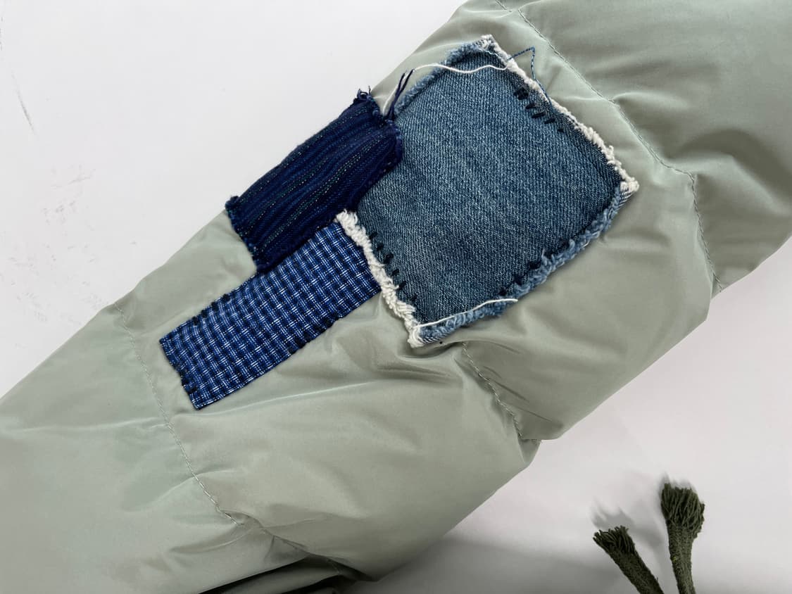 그렉로렌 2018 데님믹스 숄카라 다운자켓 상품이미지5