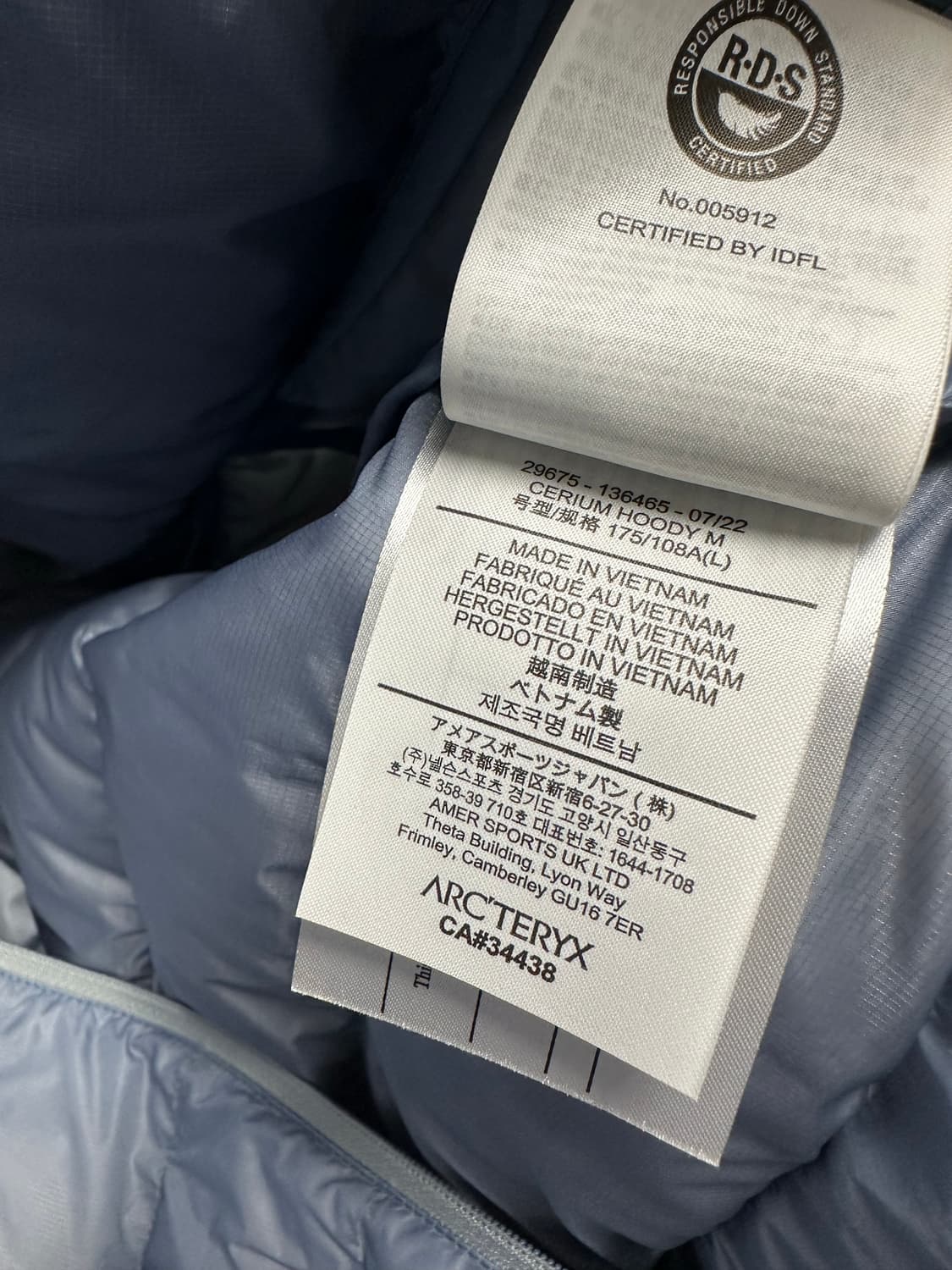 아크테릭스 세륨 후디 루센트 L 상품이미지6