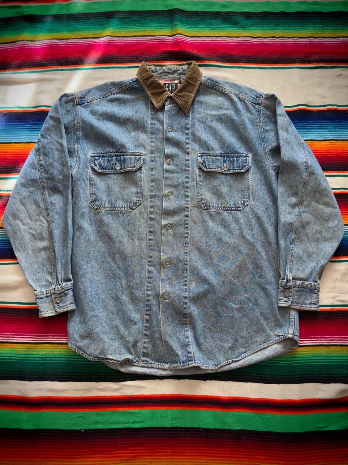 90s Old Gap denim shirt 상품이미지1