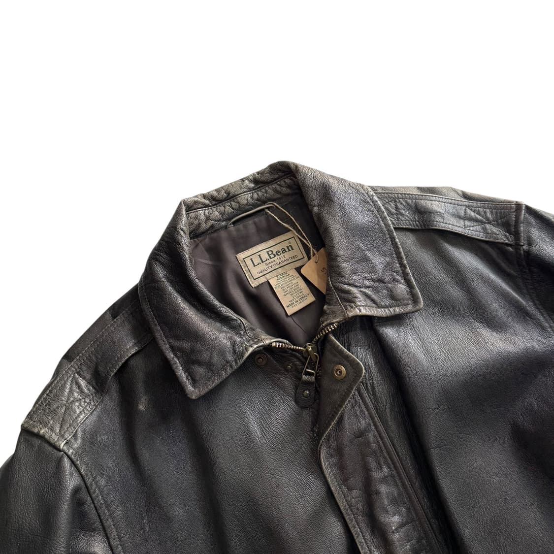 [110] 엘엘빈 A2 봄버 레더 자켓 상품이미지2