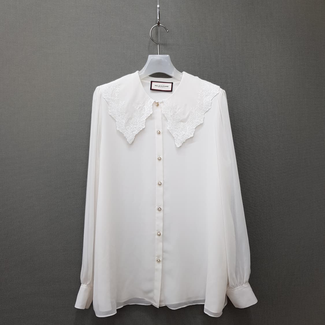 모조에스핀 2020 자수카라 블라우스 M사이즈 상품이미지2