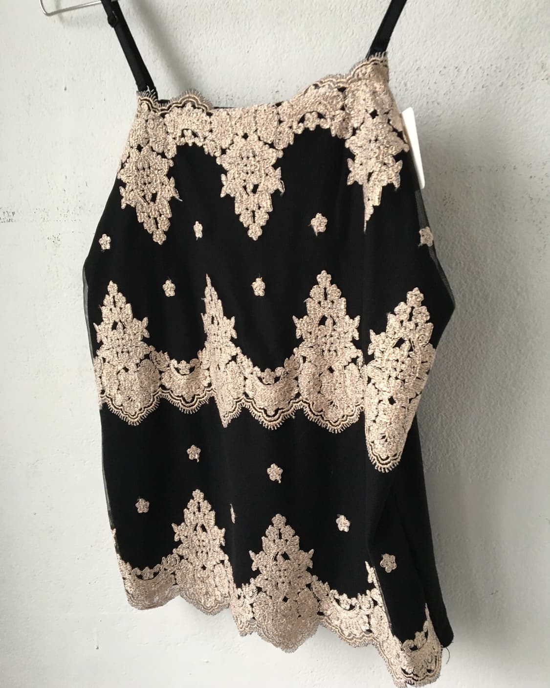 Glitter crochet sleeveless 상품이미지1