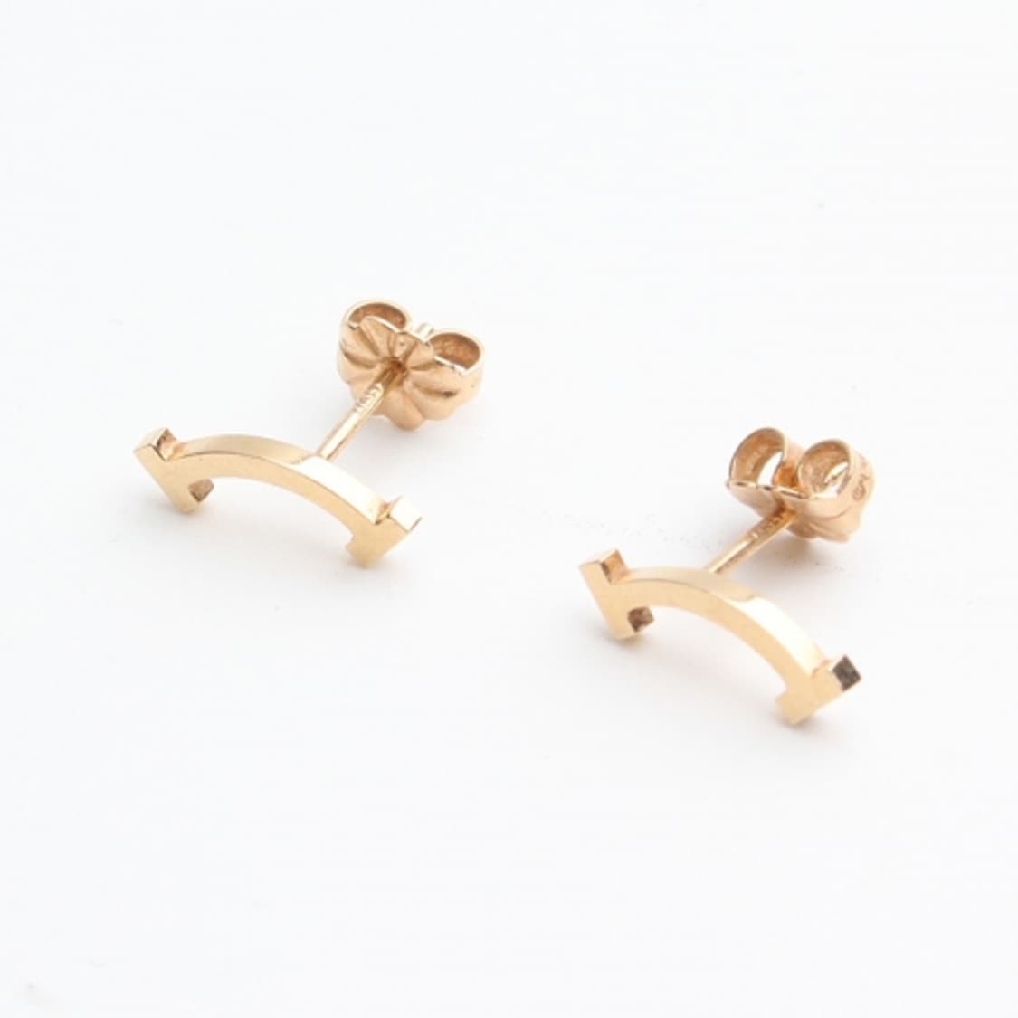 티파니앤코 로즈골드 T스마일 귀걸이 상품이미지2