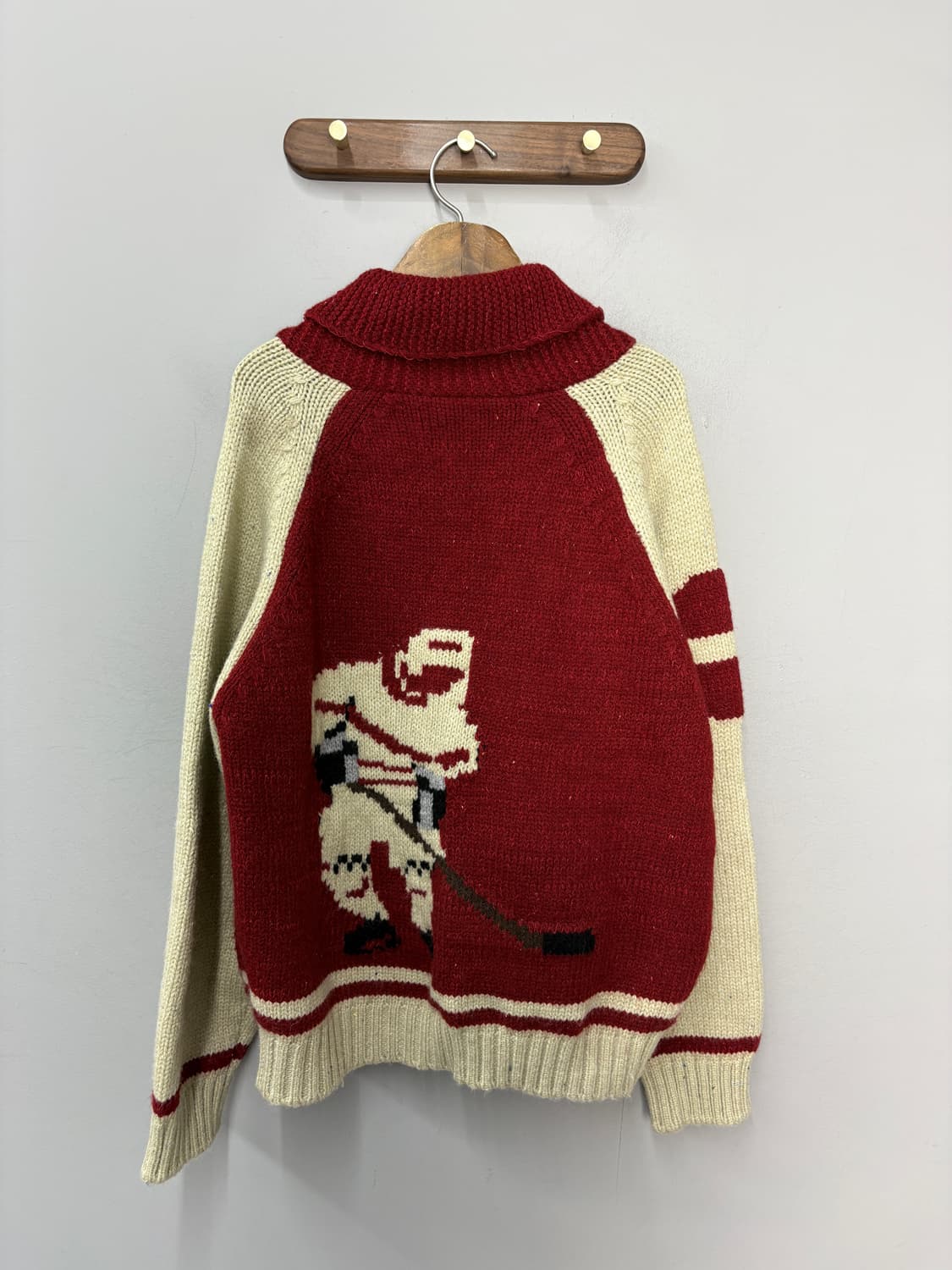 빈티지 캐나다 코위찬 니트집업 자켓 A3690 상품이미지4