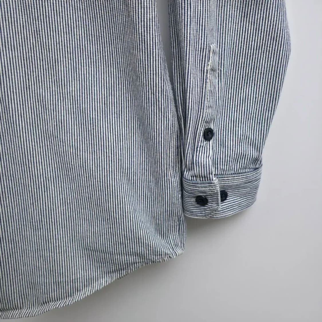 [M] 칼하트 히코리 하프집업 워크 셔츠 상품이미지4