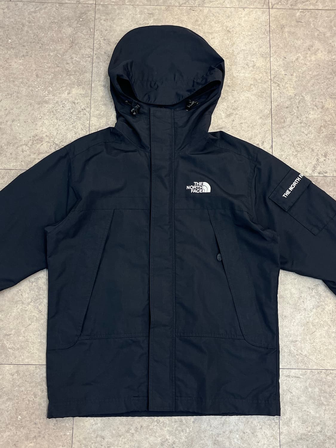 노스페이스 후드 바람막이 블랙 85 #csz3393 상품이미지4