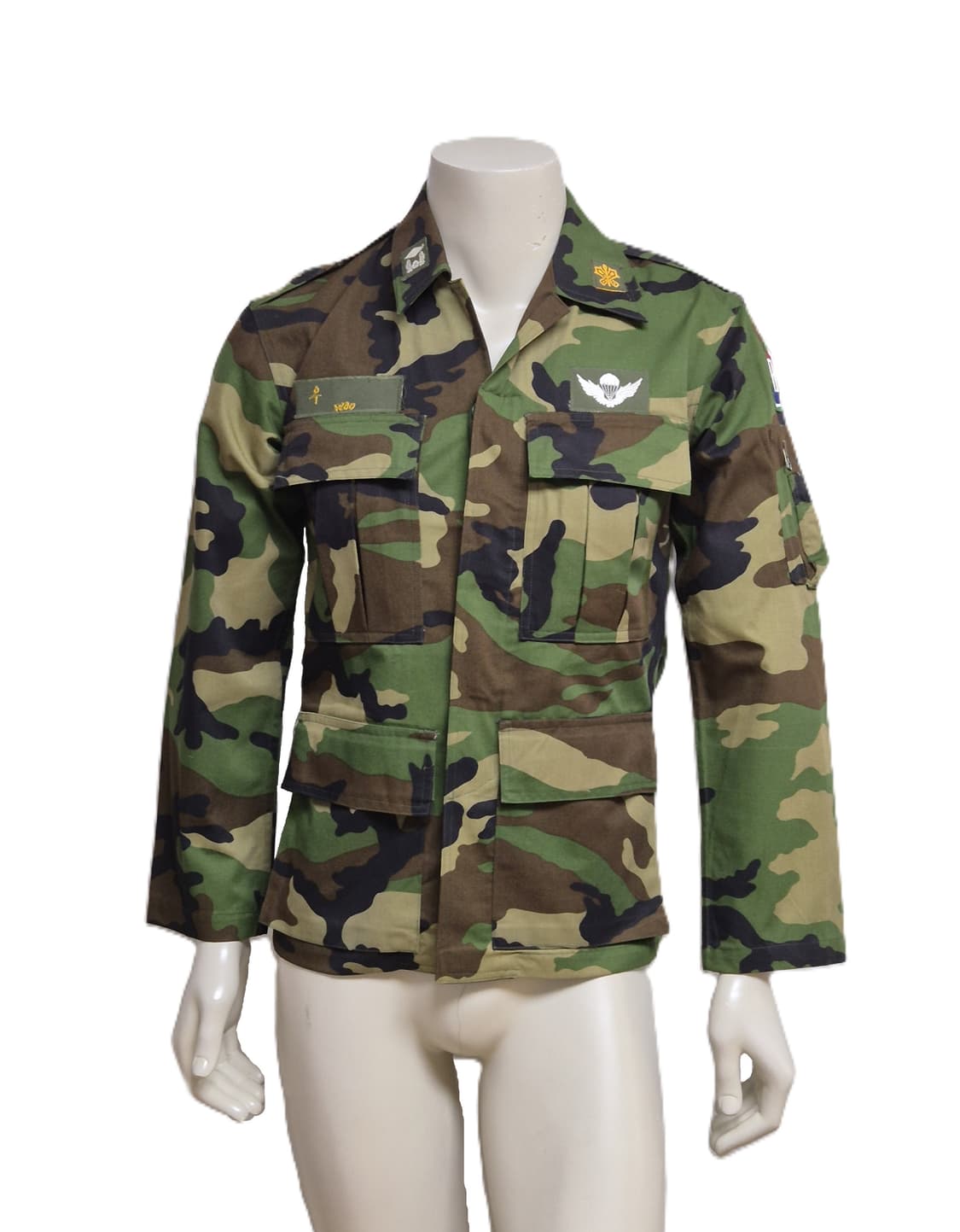 육군 구형 7군단 보병 소위 시험용 얼룩무늬 전투복 상의 자켓 (S) 상품이미지1