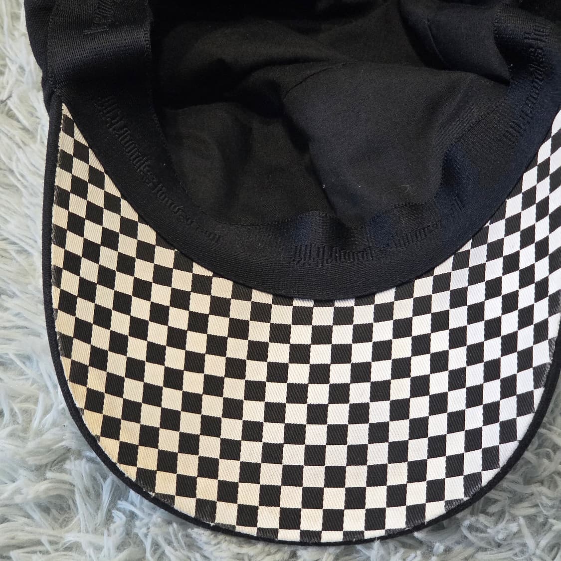p7-6:르꼬끄 스포르티프 체크 챙 골프 캡 블랙 56-59cm 상품이미지7