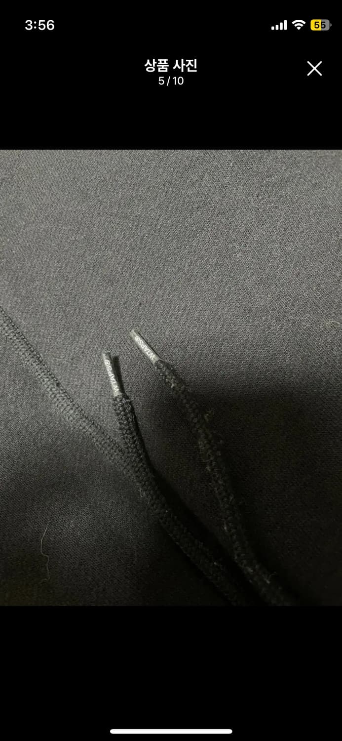 더블탭스 스웻팬츠 블랙M 상품이미지5