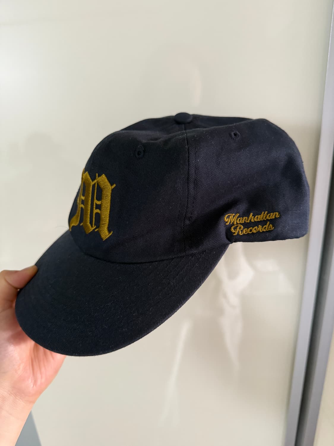 투어스 도훈 맨하탄 레코즈 네이비 볼캡 모자 상품이미지5