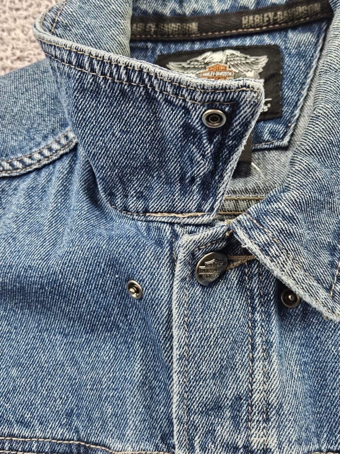 할리데이비슨 바앤실드 데님 트러커 자켓 ( M ) / 11584 상품이미지9