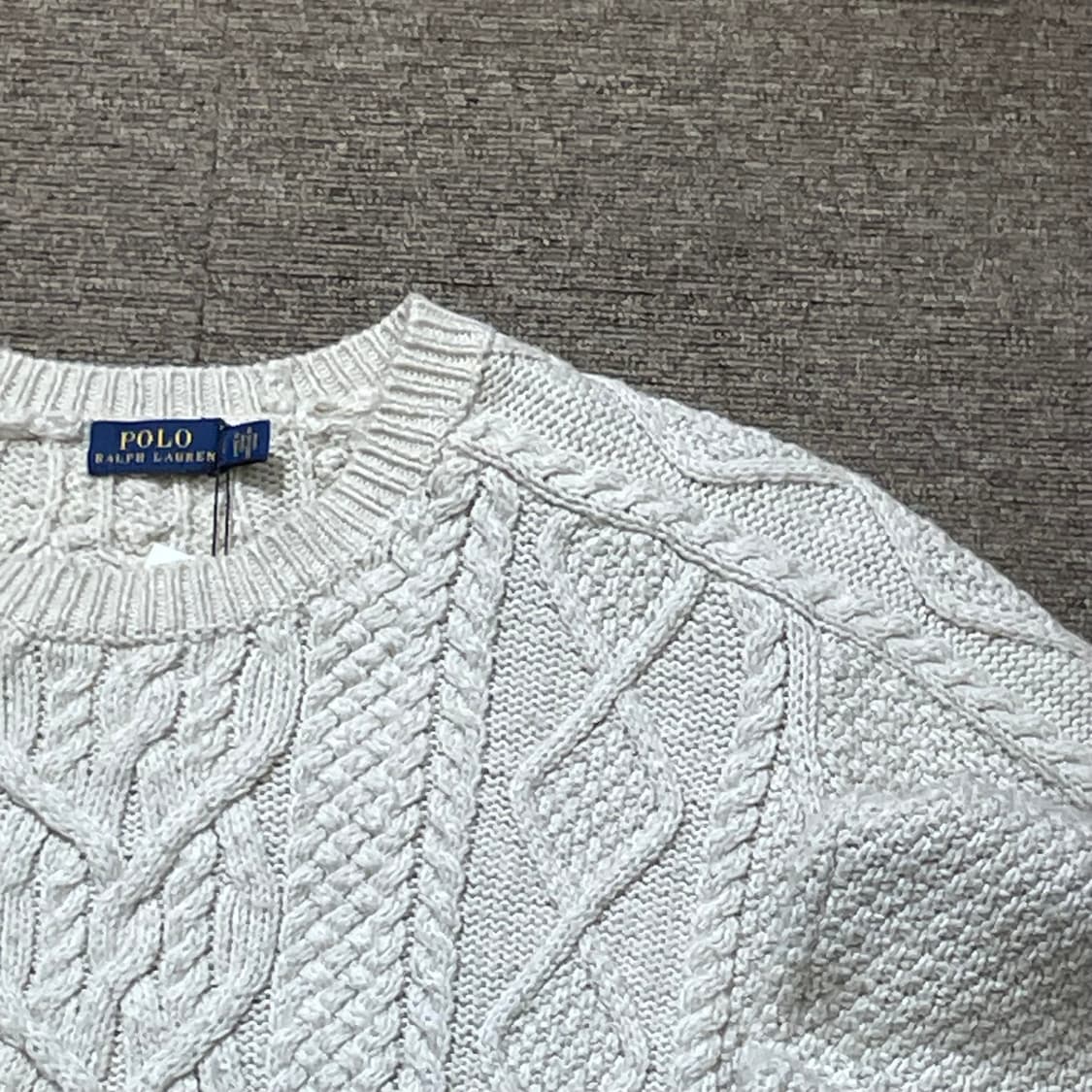 (S) POLO 폴로 랄프로렌 라운드넥 케이블 니트 상품이미지4