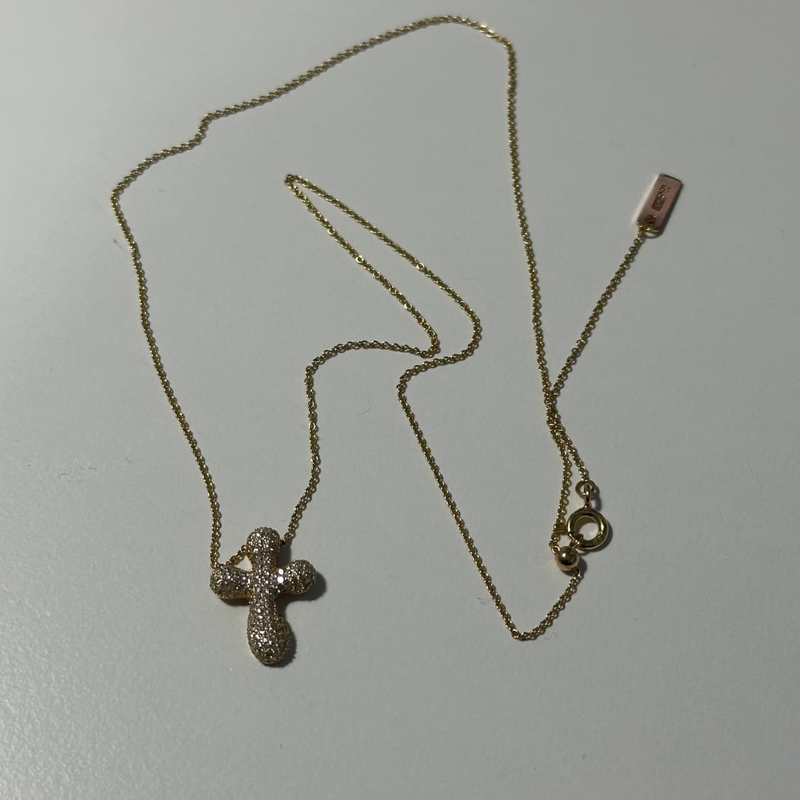 피알 버블 크로스 네크리스 목걸이 프랙티컬앤리얼리스틱  상품이미지1