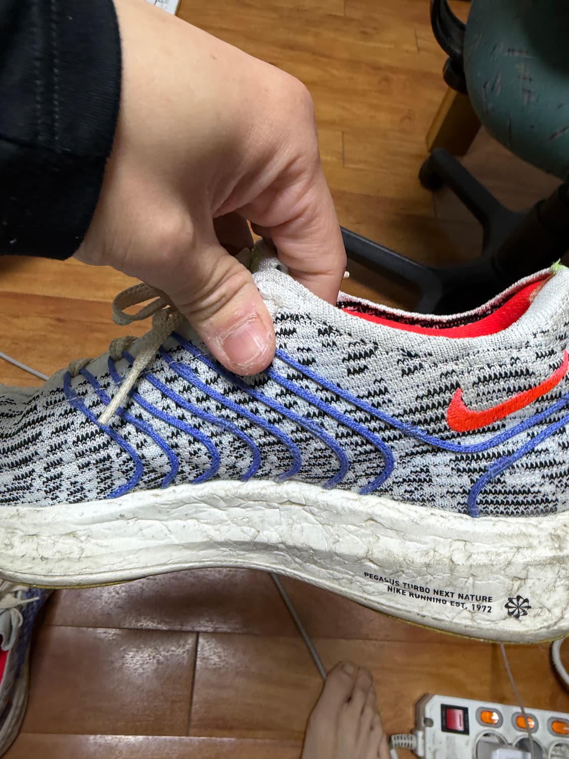 나이키 페가수스 터보 넥스트 네이쳐 270사이즈 판매(상태좋음) 상품이미지7