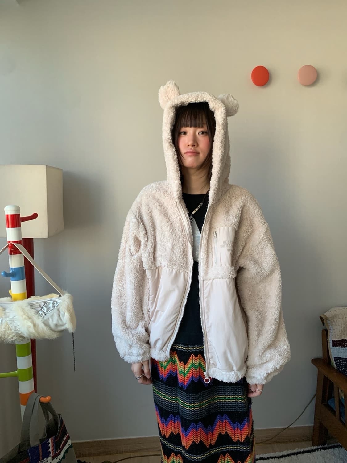 bear fur.. fleece jumper 상품이미지8