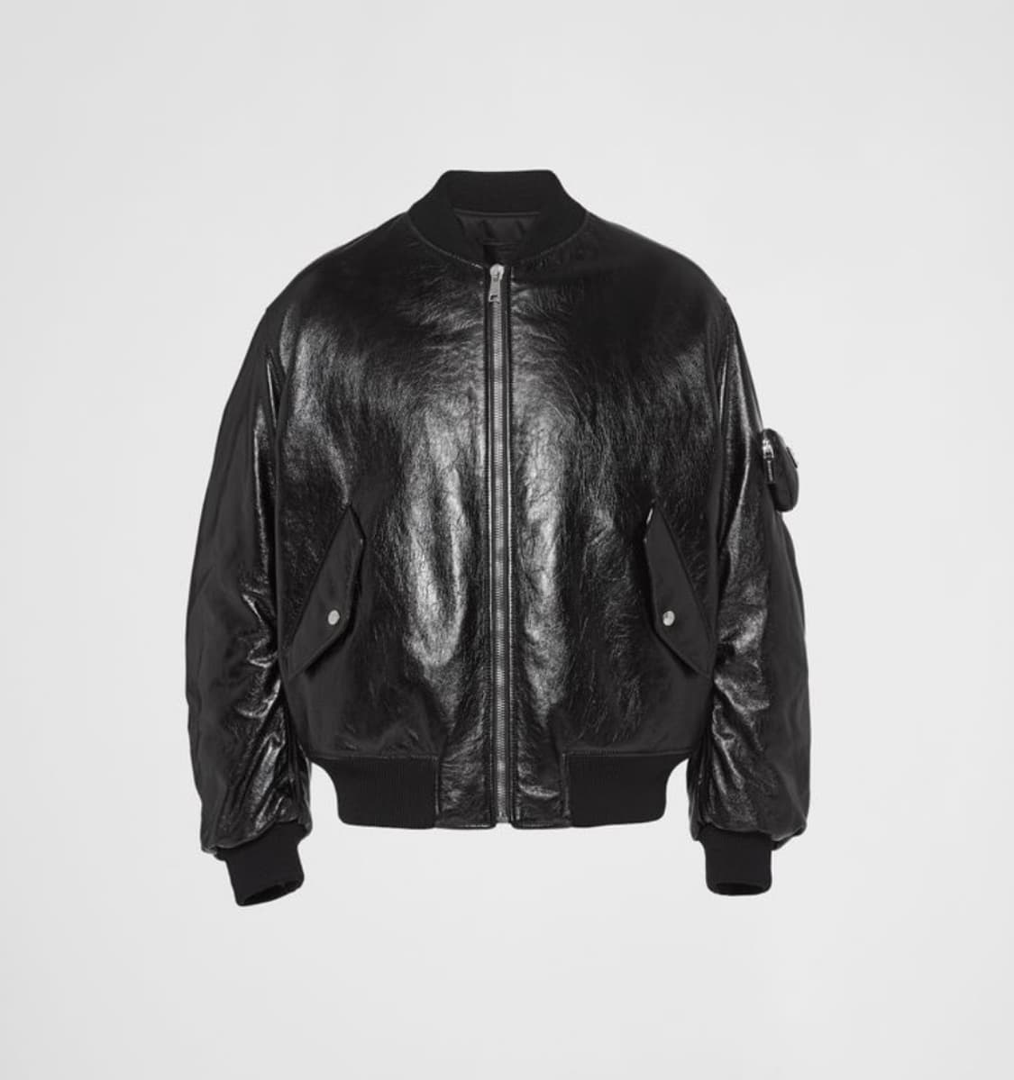 프라다 나파 레더 봄버 자켓 상품이미지1