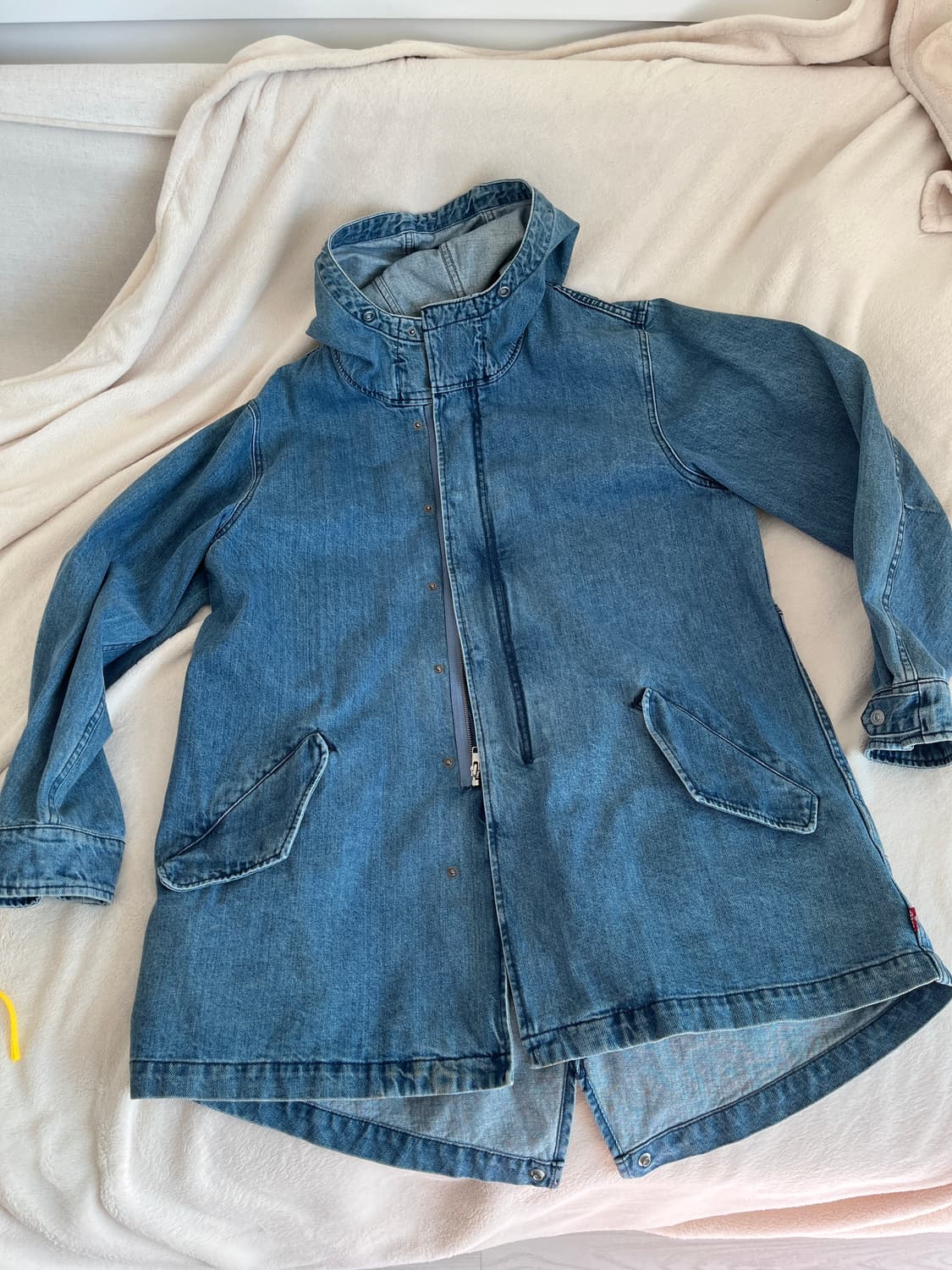 리바이스 데님 야상 후드 롱자켓 XL 상품이미지2