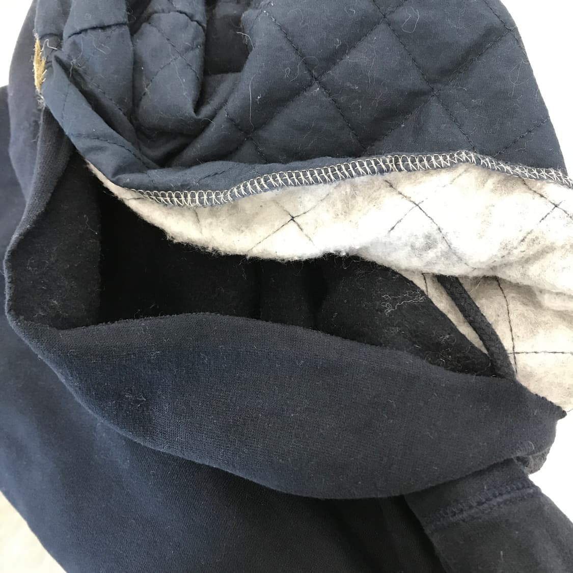 아베크롬비 Y2K 네이비 버튼 후드집업 [여성M] 상품이미지4