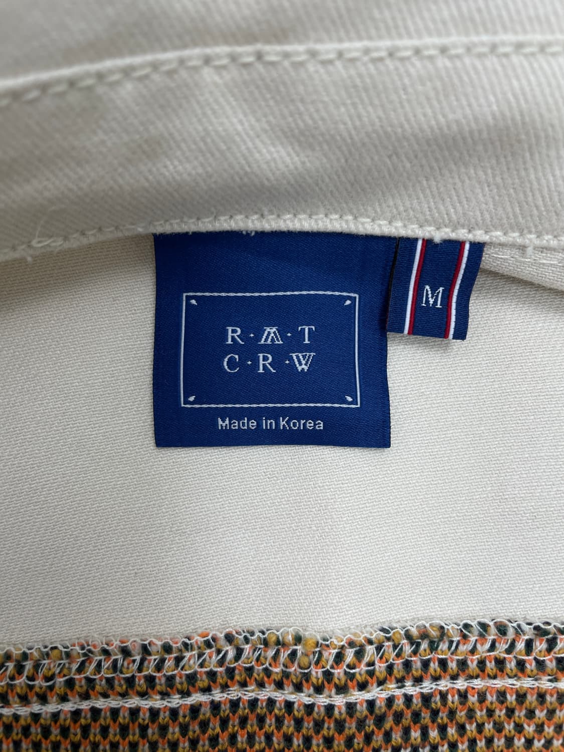 로맨틱크라운 백패치 배색 데님 자켓 상품이미지7