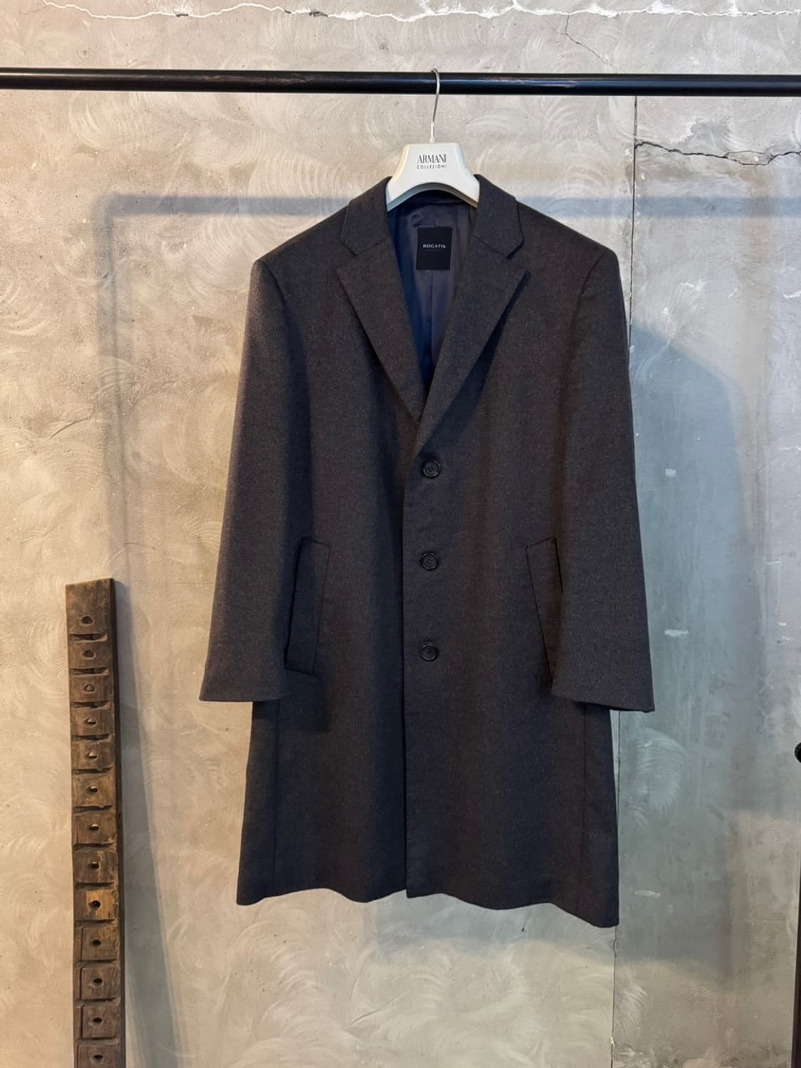 로가디스 컬렉션 캐시미어 체스터필드 코트 100 상품이미지1