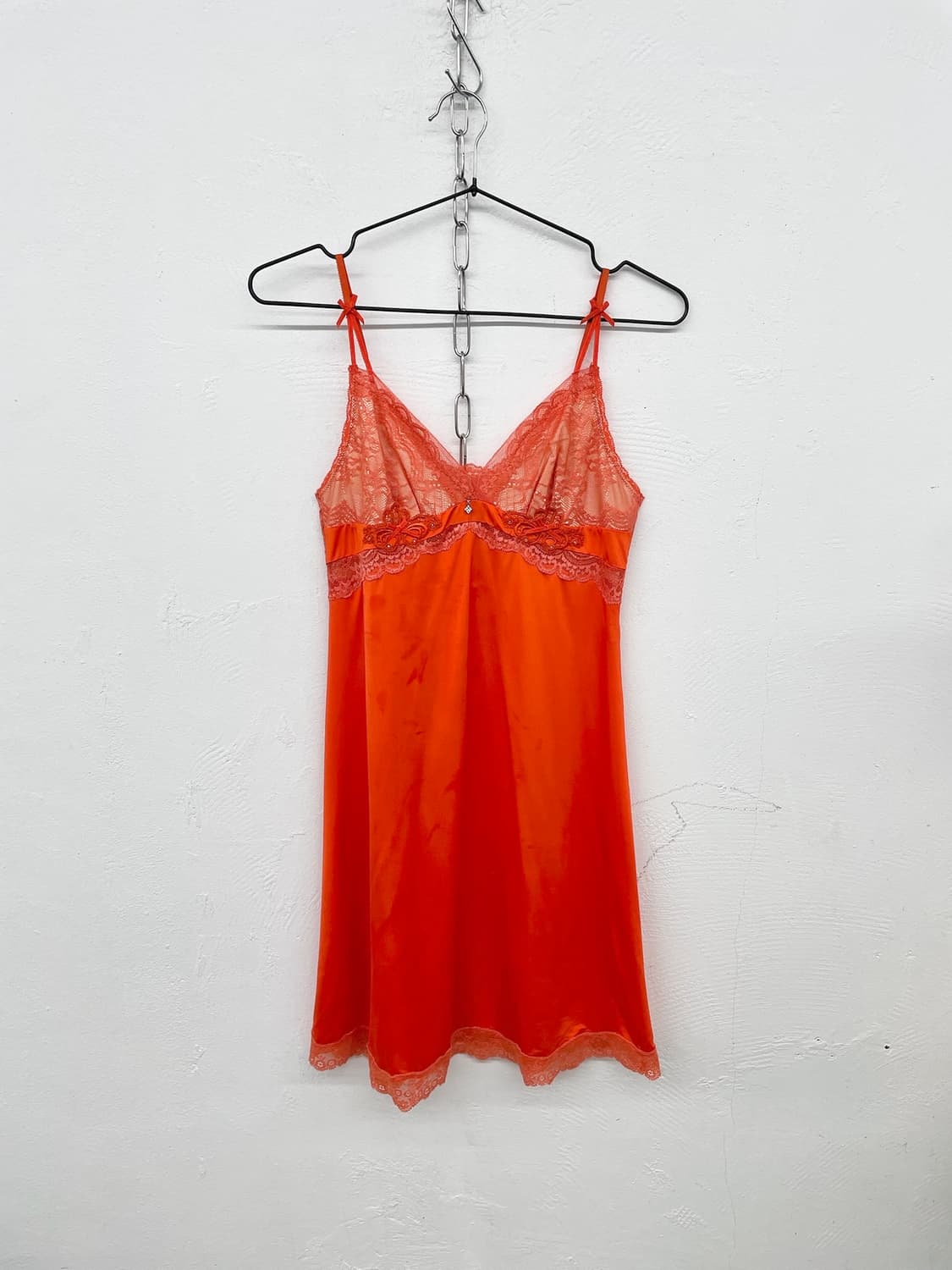 오렌지 리본 레이스 슬립 상품이미지4