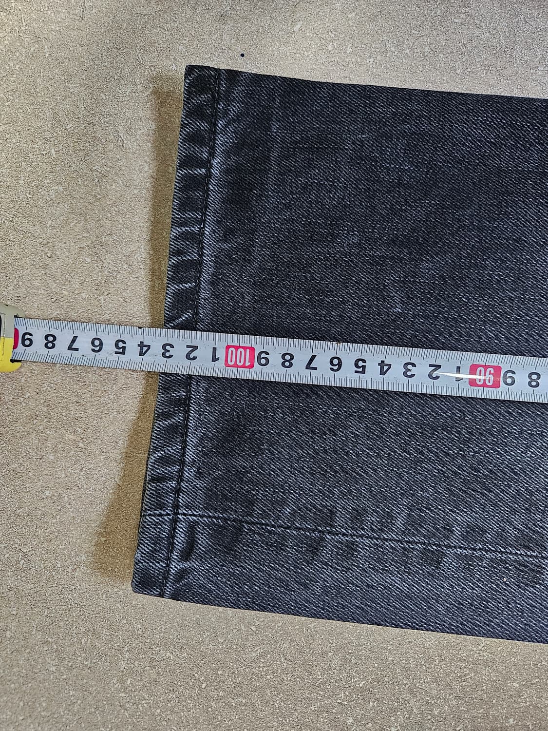 00s levis 501 34x30 리바이스 페인팅 블랙 흑청진 상품이미지8