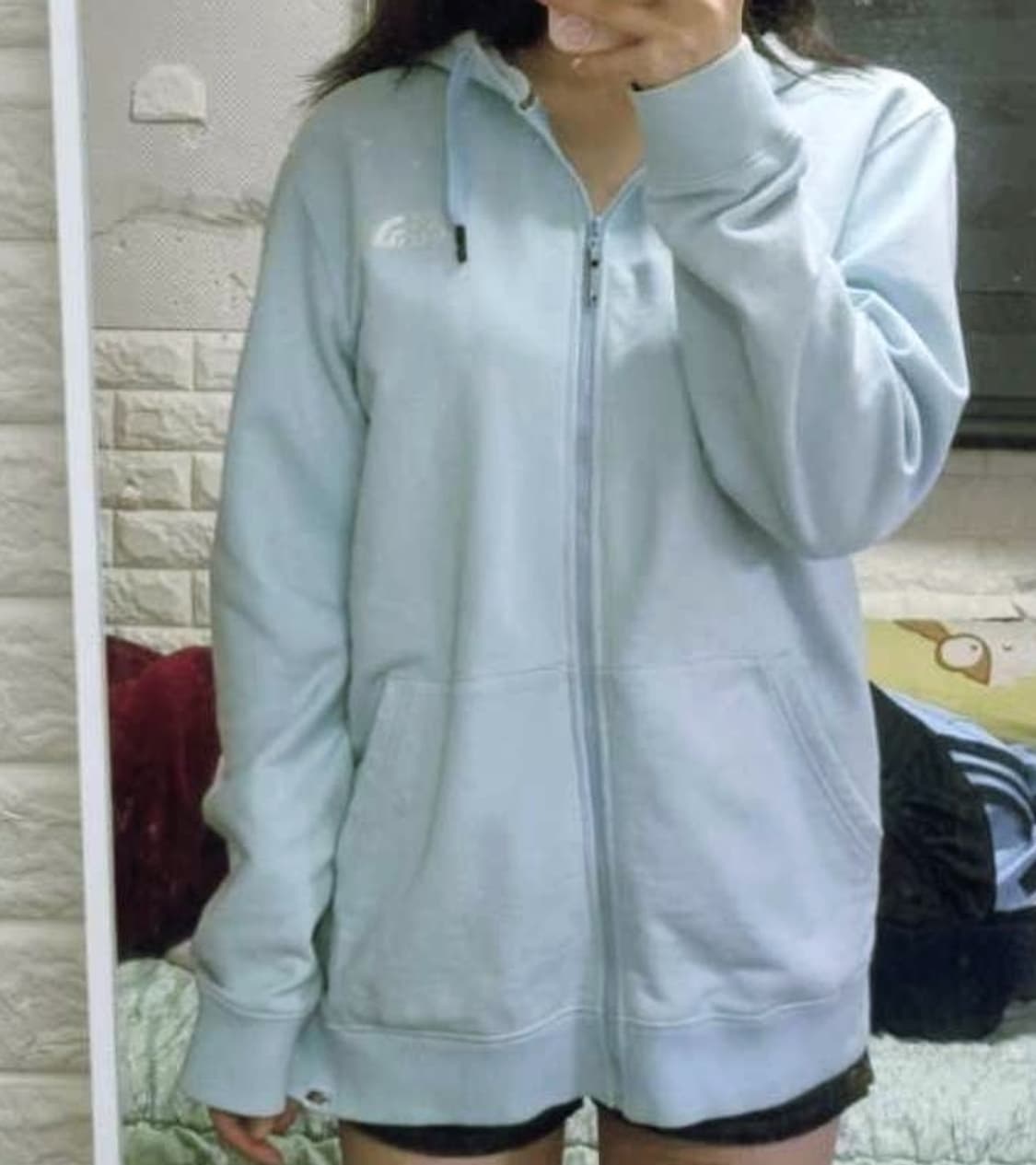 빈티지 노스페이스 스카이블루 소다 후드집업 105 XL 상품이미지1